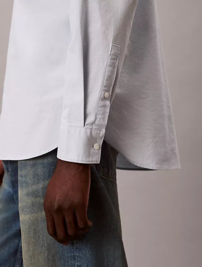 Logo Graphic Washed Oxford Button-Down Shirt Logo Graphic Washed Oxford Button-Down Shirt