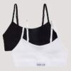 Logo Rib 2-Pack Cropped Bralette Logo Rib 2-Pack Cropped Bralette