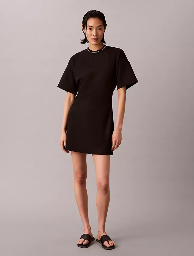 Logo Rib Interlock T-Shirt Dress Logo Rib Interlock T-Shirt Dress