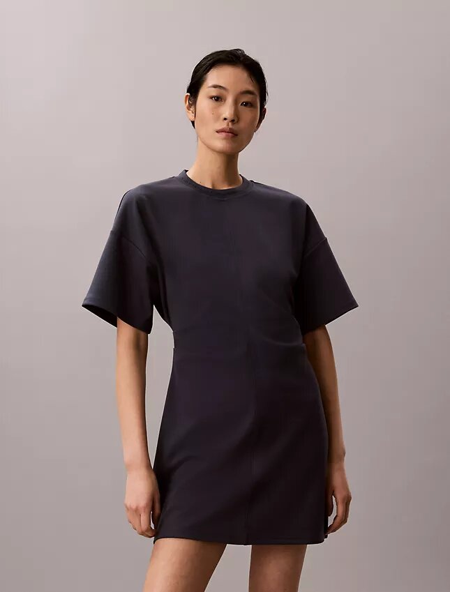 Logo Rib Interlock T-Shirt Dress Logo Rib Interlock T-Shirt Dress