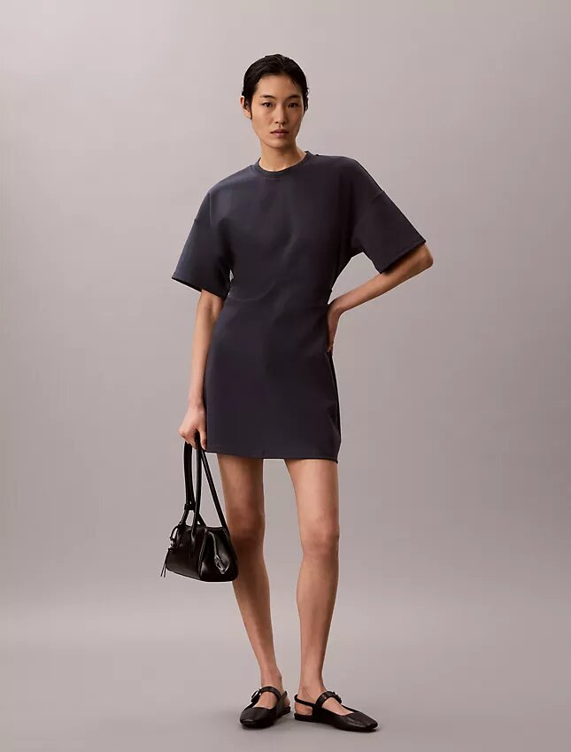 Logo Rib Interlock T-Shirt Dress Logo Rib Interlock T-Shirt Dress