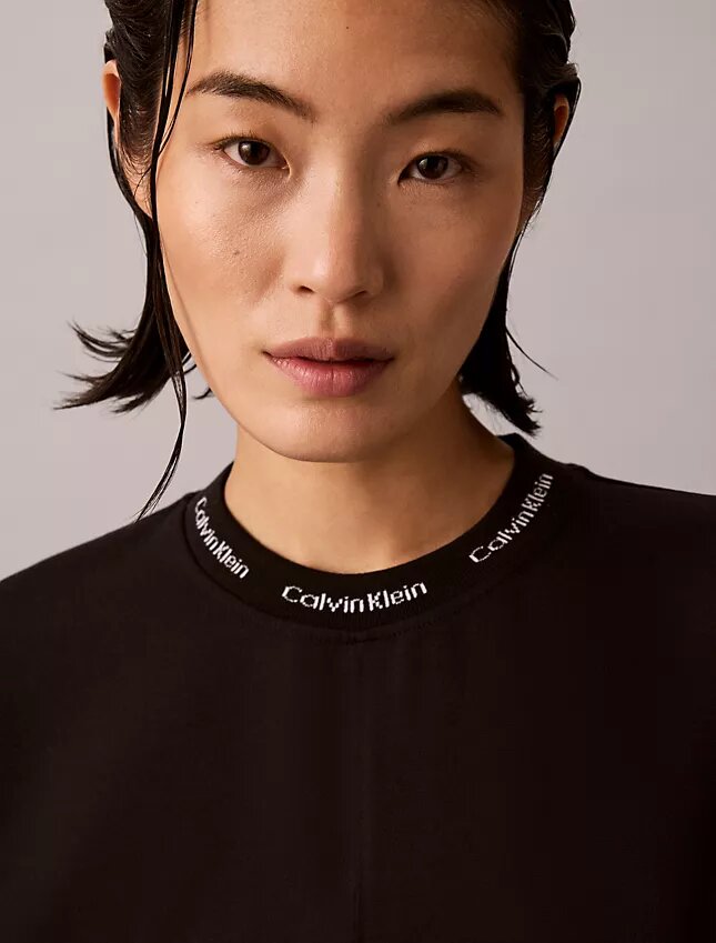 Logo Rib Interlock T-Shirt Dress Logo Rib Interlock T-Shirt Dress