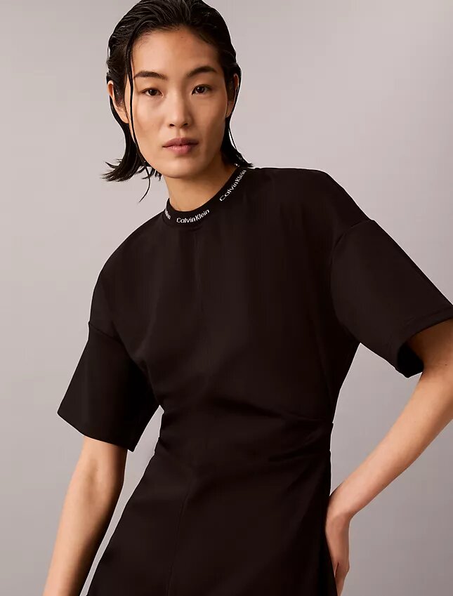 Logo Rib Interlock T-Shirt Dress Logo Rib Interlock T-Shirt Dress
