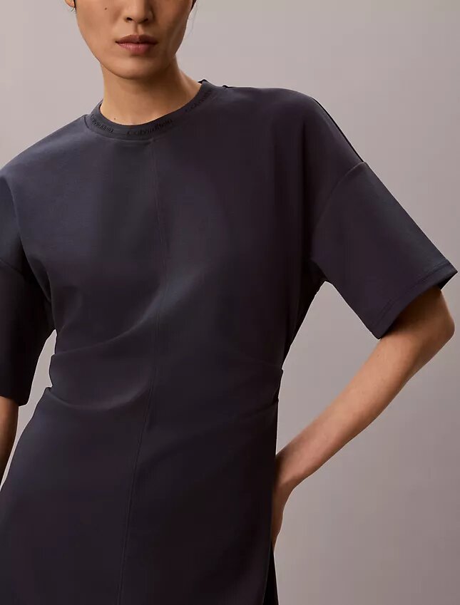 Logo Rib Interlock T-Shirt Dress Logo Rib Interlock T-Shirt Dress