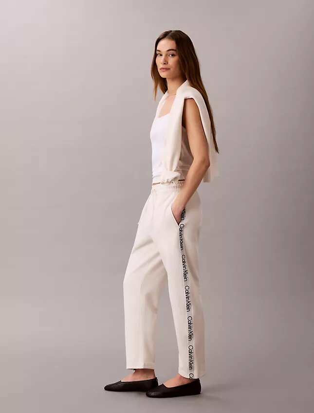 Logo Tape Barrel Pants Logo Tape Barrel Pants