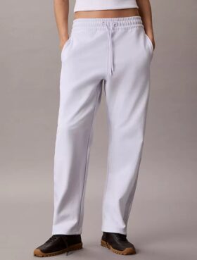 Logo Tape Barrel Pants