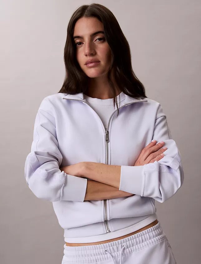 Logo Tape Full Zip Sweatshirt Logo Tape Full Zip Sweatshirt