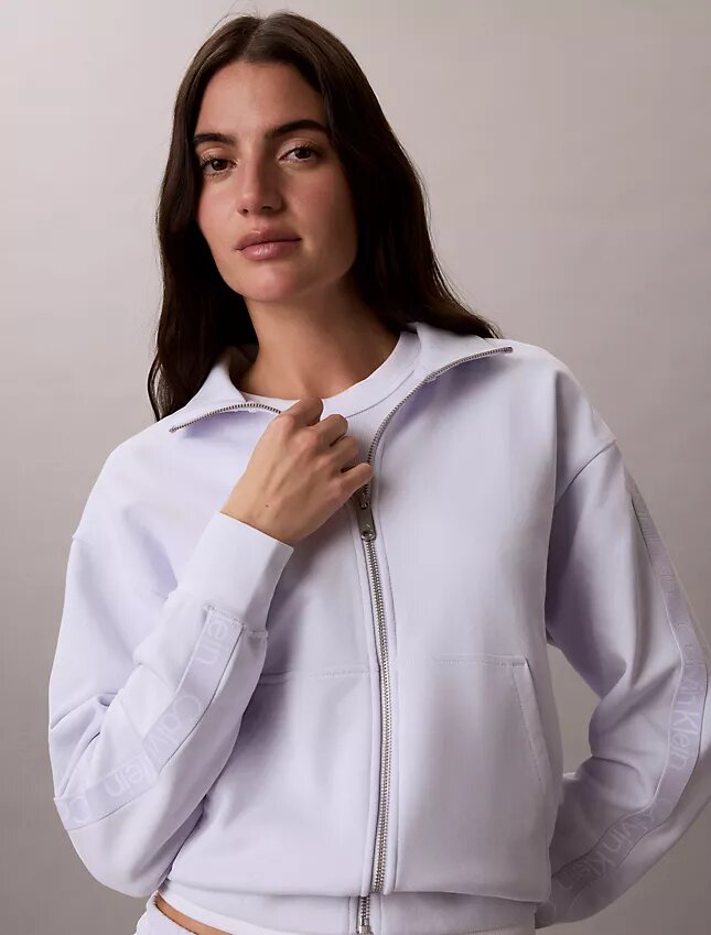 Logo Tape Full Zip Sweatshirt Logo Tape Full Zip Sweatshirt