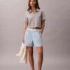 Logo Waistband Cotton Shorts Logo Waistband Cotton Shorts
