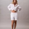 Logo Waistband Cotton Shorts Logo Waistband Cotton Shorts