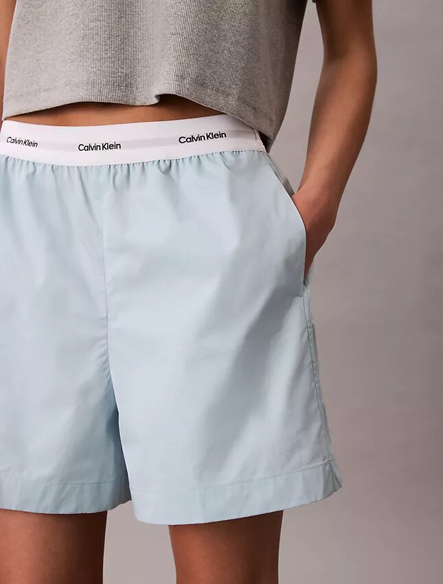 Logo Waistband Cotton Shorts Logo Waistband Cotton Shorts