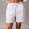 Logo Waistband Cotton Shorts Logo Waistband Cotton Shorts
