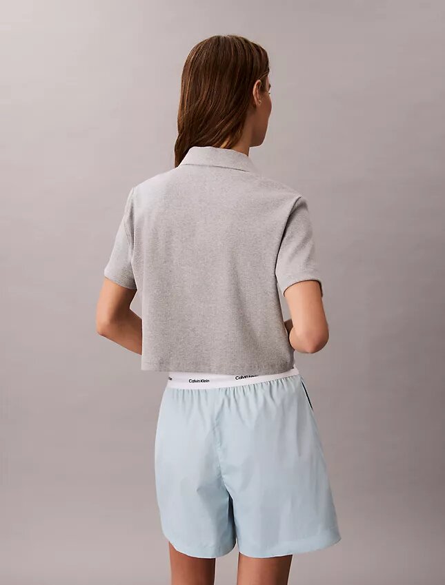 Logo Waistband Cotton Shorts Logo Waistband Cotton Shorts