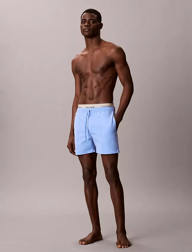 Logo Waistband Swim Shorts Logo Waistband Swim Shorts