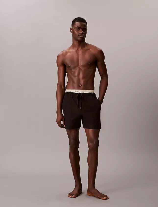 Logo Waistband Swim Shorts Logo Waistband Swim Shorts