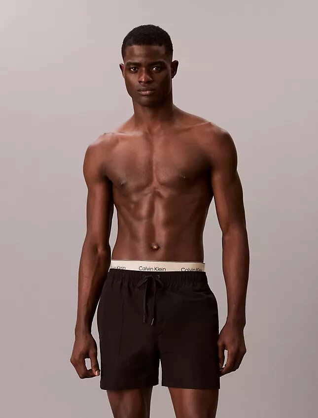 Logo Waistband Swim Shorts Logo Waistband Swim Shorts