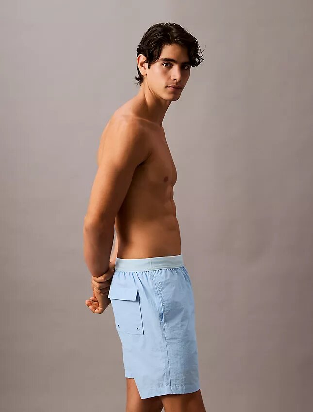 Logo Waistband Swim Shorts Logo Waistband Swim Shorts