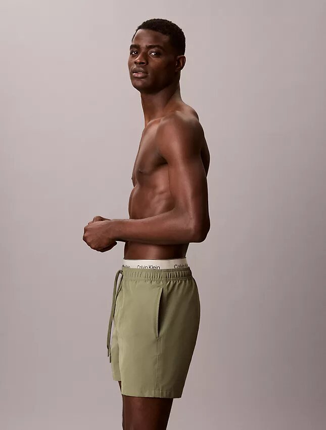 Logo Waistband Swim Shorts Logo Waistband Swim Shorts