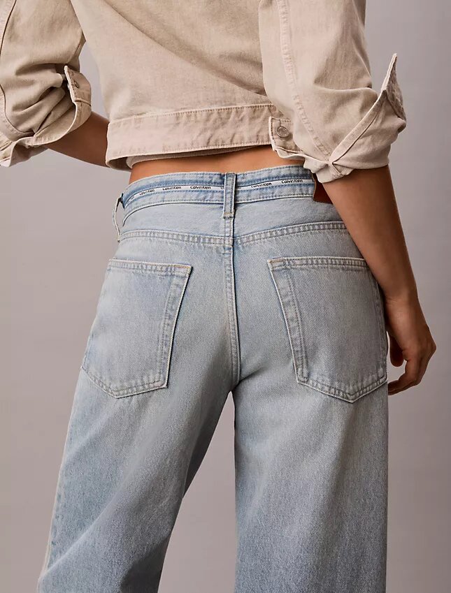 Low Rise Baggy Logo Jeans Low Rise Baggy Logo Jeans