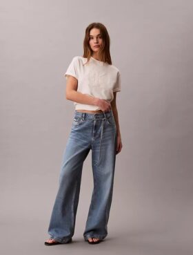 Low Rise Belted Baggy Jeans Low Rise Belted Baggy Jeans