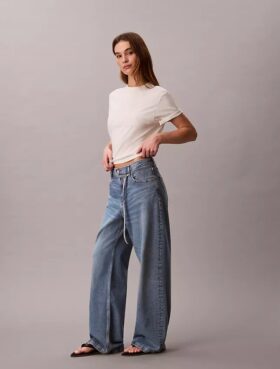 Low Rise Belted Baggy Jeans Low Rise Belted Baggy Jeans