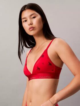 Lunar New Year Lightly Lined Triangle Bralette