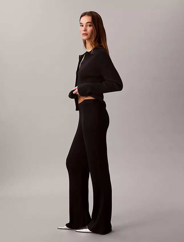 Lurex Merino Wool Blend Flared Pants Lurex Merino Wool Blend Flared Pants