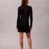 Lurex Merino Wool Blend Mini Sweater Dress