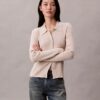 Lurex Merino Wool Blend Rib Cardigan Lurex Merino Wool Blend Rib Cardigan