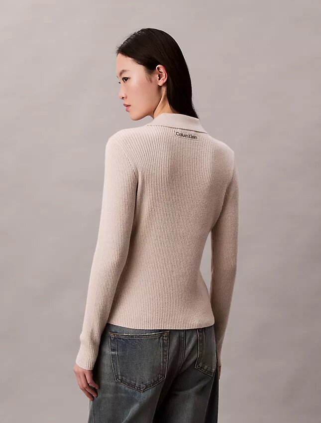 Lurex Merino Wool Blend Rib Cardigan Lurex Merino Wool Blend Rib Cardigan