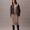 Lurex Midi Dress