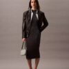 Lurex Midi Dress