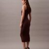 Lurex Midi Dress