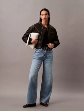 Lyocell Blend Wide Leg Jeans Lyocell Blend Wide Leg Jeans