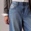 Lyocell Blend Wide Leg Jeans