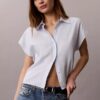 Lyocell Button-Down Shirt