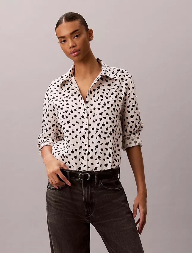 Lyocell Roll Tab Button-Down Shirt Lyocell Roll Tab Button-Down Shirt