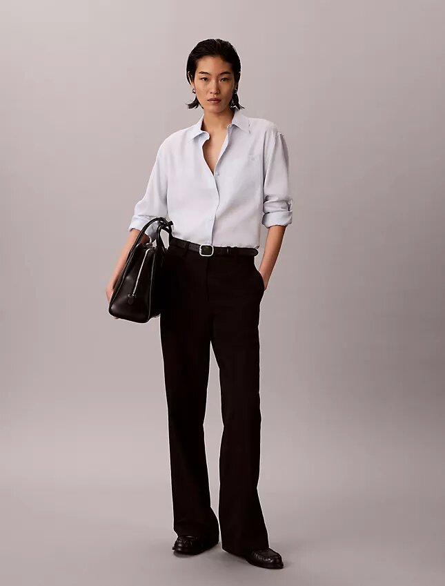 Lyocell Roll Tab Button-Down Shirt Lyocell Roll Tab Button-Down Shirt