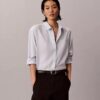 Lyocell Roll Tab Button-Down Shirt Lyocell Roll Tab Button-Down Shirt