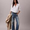 Lyocell Roll Tab Button-Down Shirt Lyocell Roll Tab Button-Down Shirt
