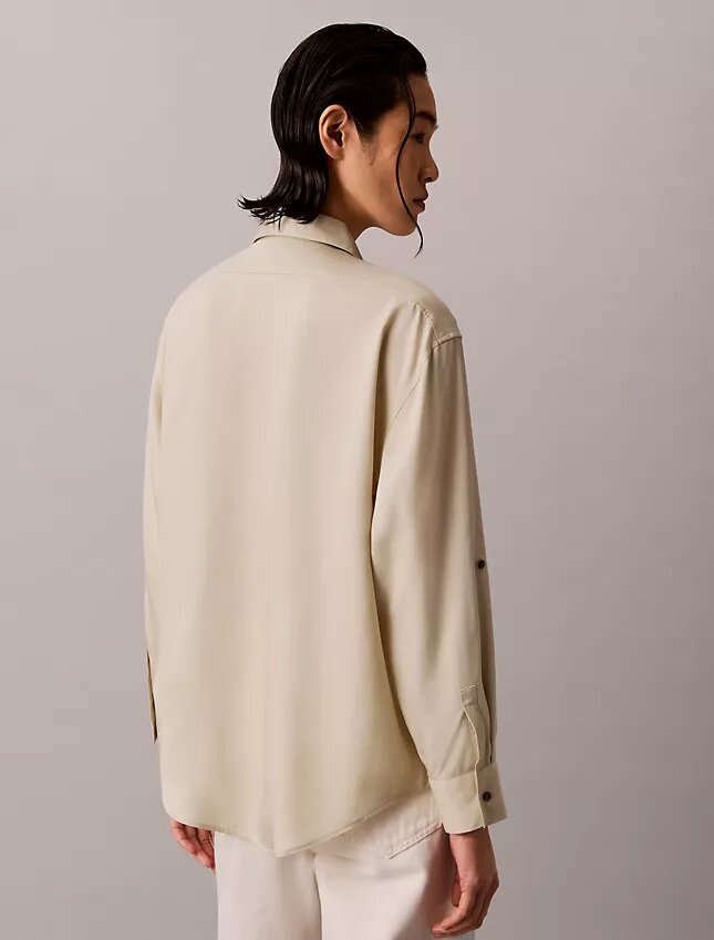 Lyocell Roll Tab Button-Down Shirt Lyocell Roll Tab Button-Down Shirt