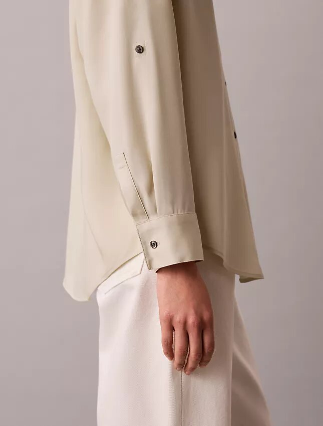 Lyocell Roll Tab Button-Down Shirt Lyocell Roll Tab Button-Down Shirt