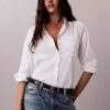 Lyocell Roll Tab Button-Down Shirt Lyocell Roll Tab Button-Down Shirt