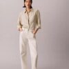 Lyocell Roll Tab Button-Down Shirt Lyocell Roll Tab Button-Down Shirt