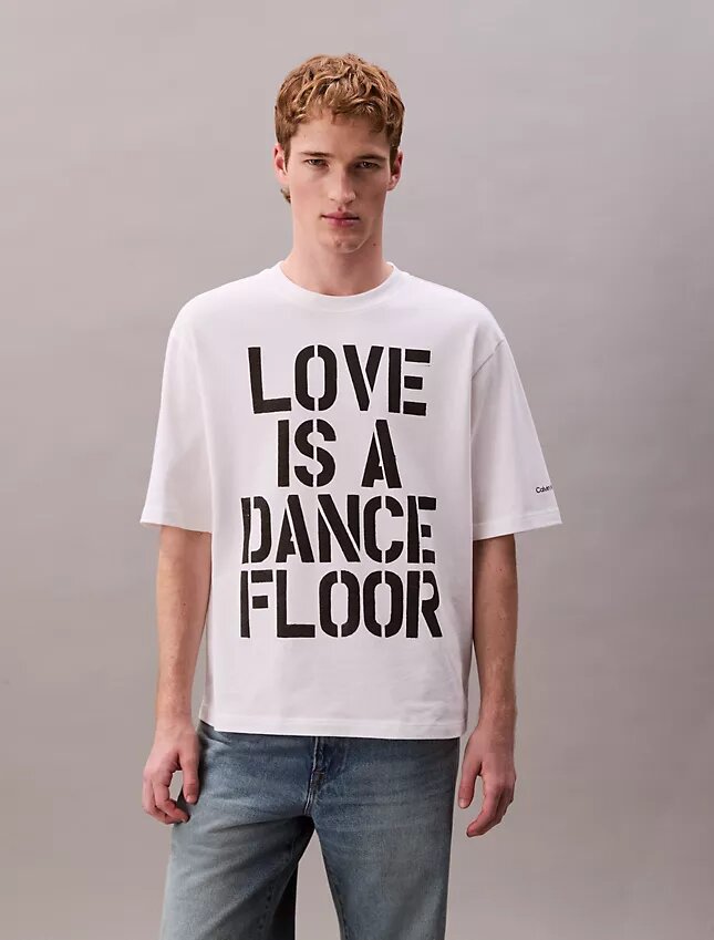 Marc Hundley Pride Love is a Dance Floor Relaxed T-Shirt Marc Hundley Pride Love is a Dance Floor Relaxed T-Shirt