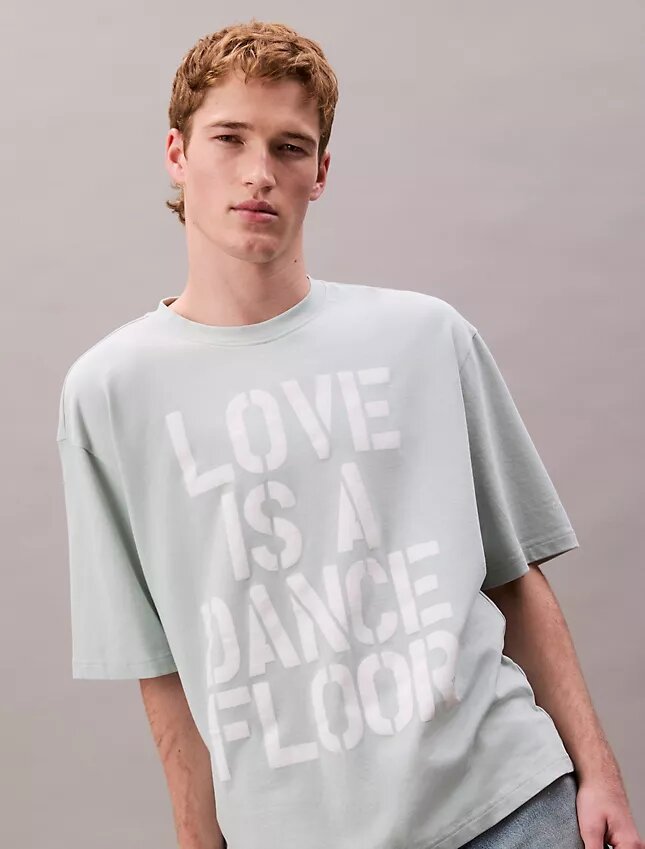 Marc Hundley Pride Love is a Dance Floor Relaxed T-Shirt Marc Hundley Pride Love is a Dance Floor Relaxed T-Shirt