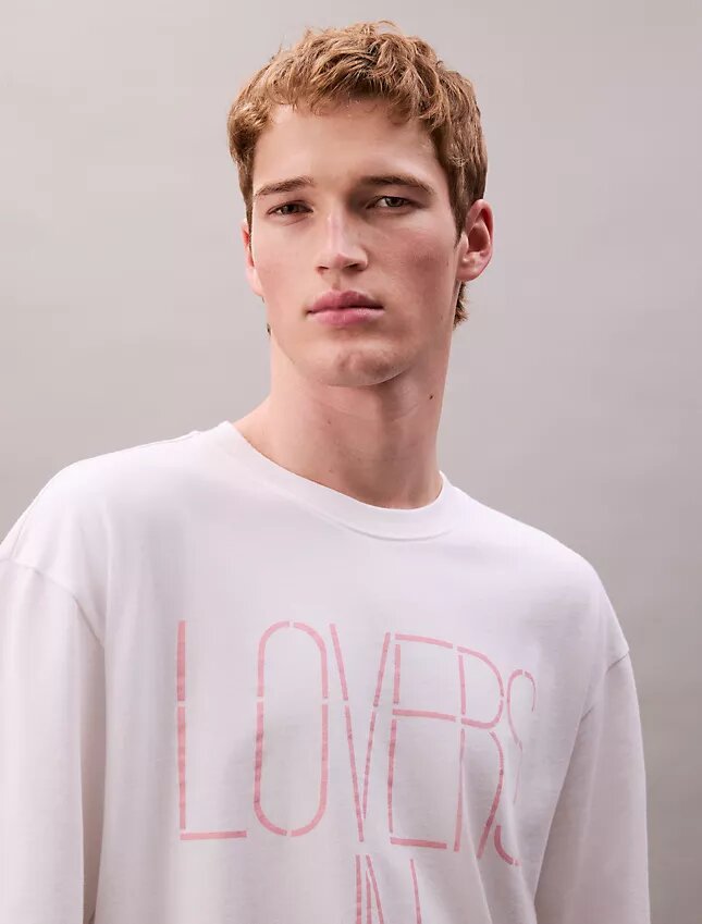 Marc Hundley Pride Lovers in Relaxed T-Shirt Marc Hundley Pride Lovers in Relaxed T-Shirt