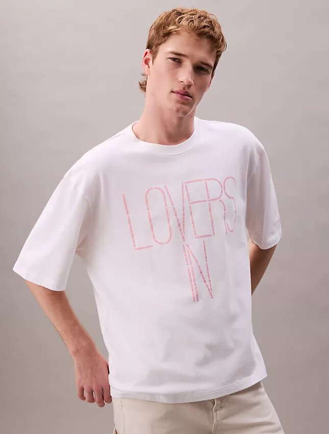 Marc Hundley Pride Lovers in Relaxed T-Shirt Marc Hundley Pride Lovers in Relaxed T-Shirt