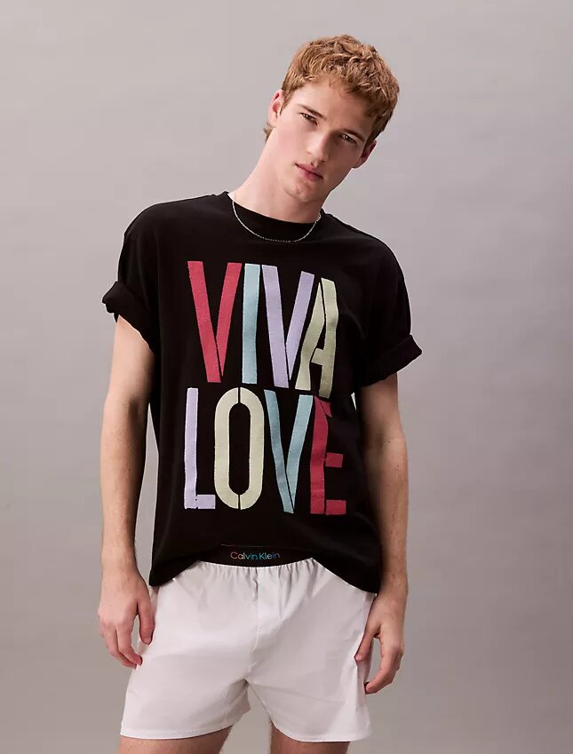 Marc Hundley Pride Viva Love Relaxed T-Shirt Marc Hundley Pride Viva Love Relaxed T-Shirt