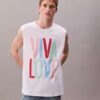 Marc Hundley Pride Viva Love Relaxed Tank Top Marc Hundley Pride Viva Love Relaxed Tank Top